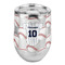 Baseball Jersey Stemless Wine Tumbler - Full Print (Personalized)