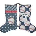 Baseball Jersey Holiday Stocking - Double-Sided - Neoprene (Personalized)
