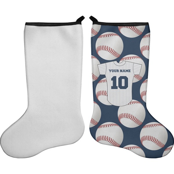 Baseball Jersey Stocking - Single-Sided - Approval
