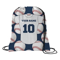 Baseball Jersey Drawstring Backpack - Large (Personalized)