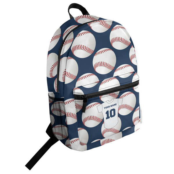 Custom Baseball Jersey Student Backpack (Personalized)