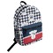 Baseball Jersey Student Backpack Front