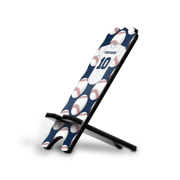 Custom Baseball Jersey Stylized Cell Phone Stand - Small w/ Name and Number