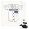Baseball Jersey Sublimation Transfer - Baby / Toddler (Personalized)