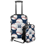 Baseball Jersey Kids 2-Piece Luggage Set - Suitcase & Backpack (Personalized)