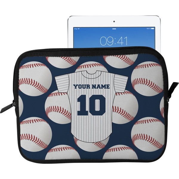 Custom Baseball Jersey Tablet Case / Sleeve - Large (Personalized)