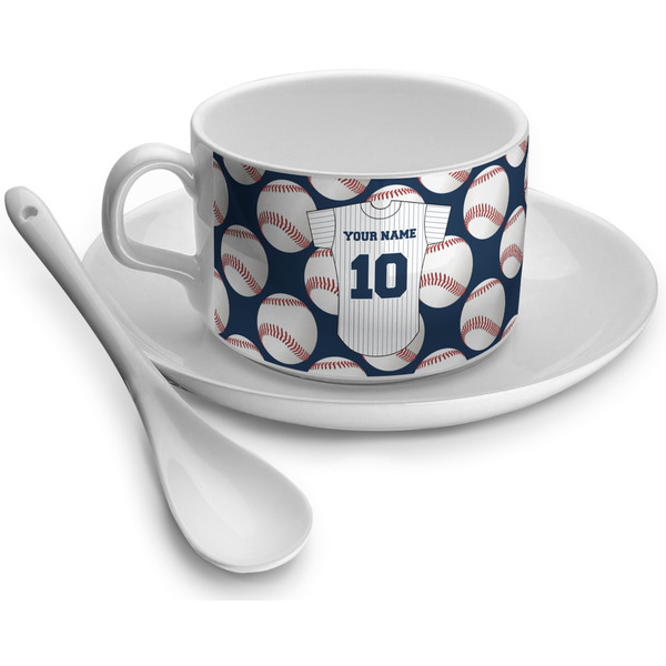 Custom Baseball Jersey Tea Cup - Single (Personalized)