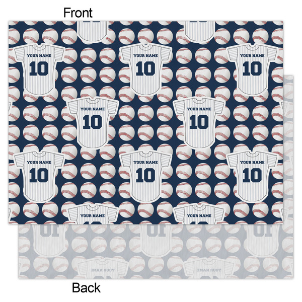 Baseball Jersey Tissue Paper - Heavyweight - Large - Front & Back