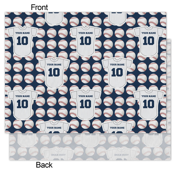 Baseball Jersey Tissue Paper - Heavyweight - Medium - Front & Back