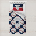Baseball Jersey Toddler Bedding Set - With Pillowcase (Personalized)