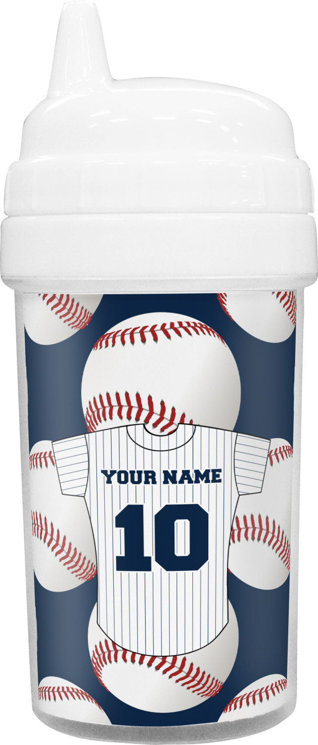 Custom Baseball Jersey Sippy Cup (Personalized)