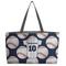 Baseball Jersey Tote w/Black Handles - Front View