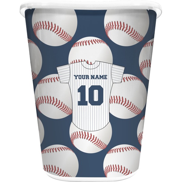 Custom Baseball Jersey Waste Basket (Personalized)