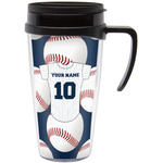 Baseball Jersey Acrylic Travel Mug with Handle (Personalized)