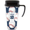 Baseball Jersey Travel Mug with Black Handle - Front