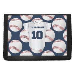 Baseball Jersey Trifold Wallet (Personalized)