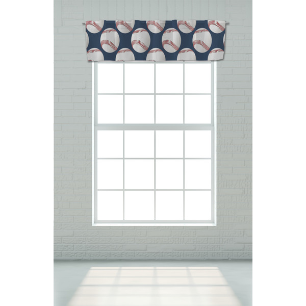 Baseball Jersey Valance - On window