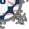Baseball Jersey Vintage Snowflake - Detail