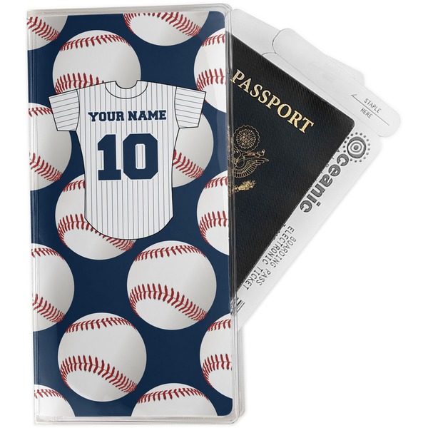 Custom Baseball Jersey Travel Document Holder