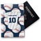 Baseball Jersey Vinyl Passport Holder - Front