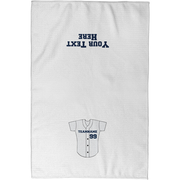 Baseball Jersey Waffle Towel - Partial Print - Approval Image