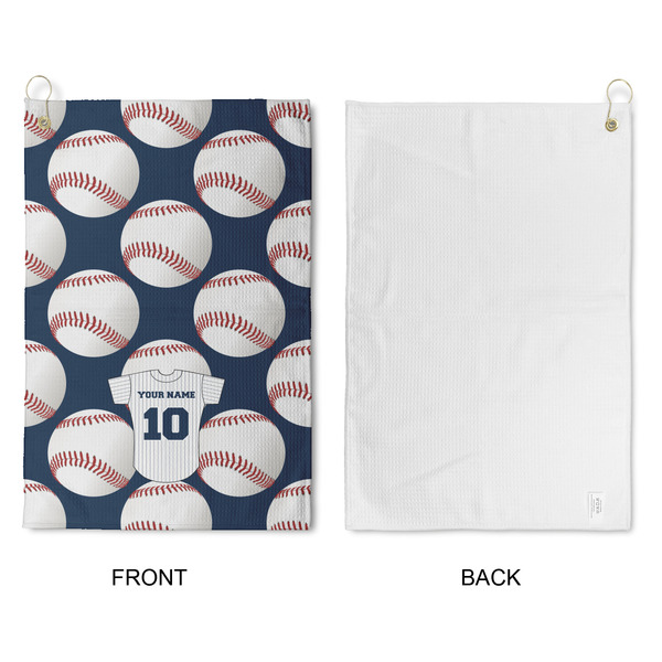 Baseball Jersey Waffle Weave Golf Towel - Approval