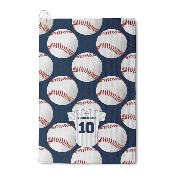 Custom Baseball Jersey Waffle Weave Golf Towel (Personalized)