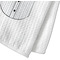 Baseball Jersey Waffle Weave Towel - Closeup of Material Image