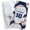 Baseball Jersey Waffle Weave Towels - Two Print Styles