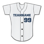 Baseball Jersey Graphic Decal - Custom Sizes (Personalized)
