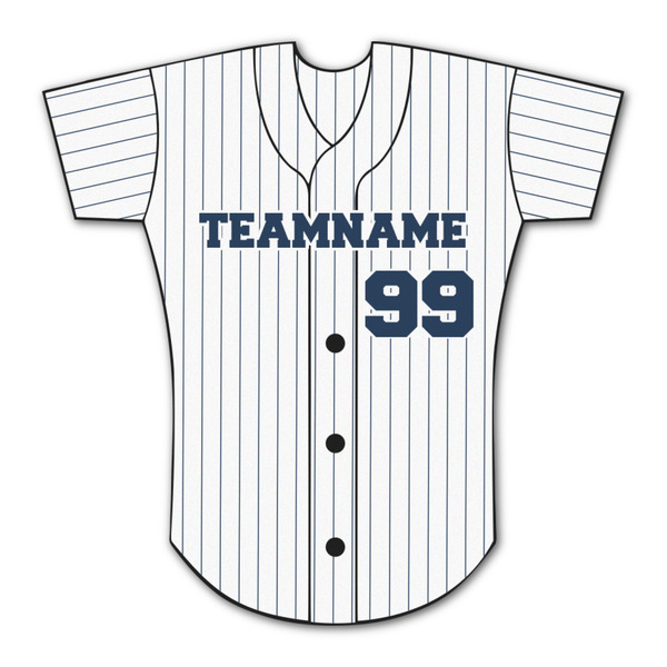 Custom Baseball Jersey Graphic Decal - Medium (Personalized)