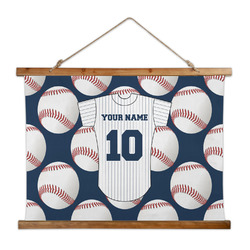 Baseball Jersey Wall Hanging Tapestry - Wide (Personalized)