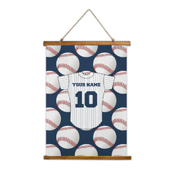Baseball Jersey Wall Hanging Tapestry - Tall (Personalized)