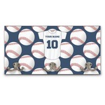 Baseball Jersey Wall Mounted Coat Rack (Personalized)