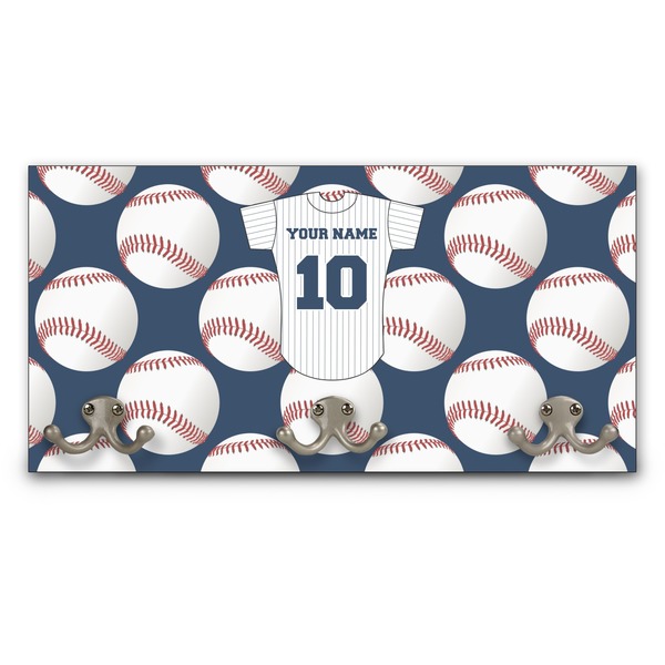 Custom Baseball Jersey Wall Mounted Coat Rack (Personalized)