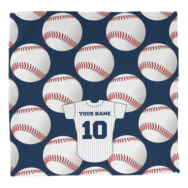 Baseball Jersey Washcloth - Front - No Soap