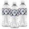 Baseball Jersey Water Bottle Labels - Front View