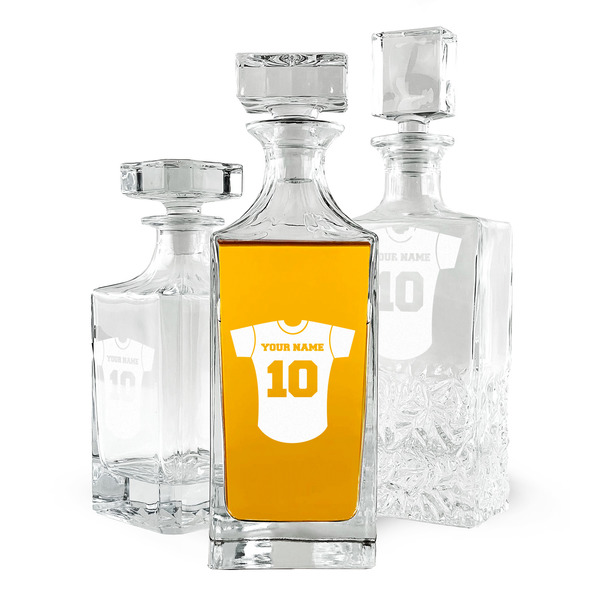 Custom Baseball Jersey Whiskey Decanter (Personalized)