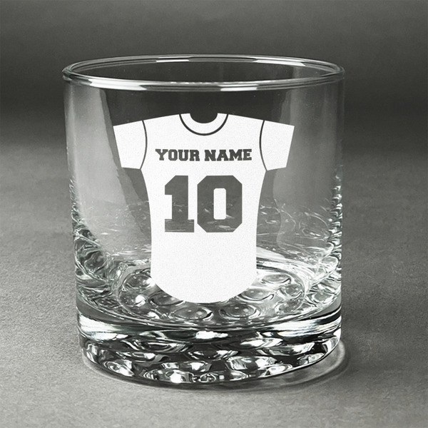 Custom Baseball Jersey Whiskey Glass - Engraved (Personalized)