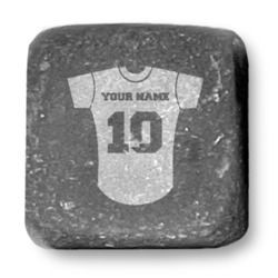 Baseball Jersey Whiskey Stone Set - Set of 9 (Personalized)