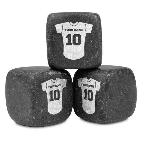 Custom Baseball Jersey Whiskey Stone Set (Personalized)
