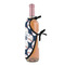 Baseball Jersey Wine Bottle Apron - DETAIL WITH CLIP ON NECK