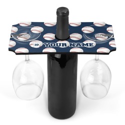 Baseball Jersey Wine Bottle & Glass Holder (Personalized)
