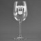 Baseball Jersey Wine Glass - Engraved (Personalized)