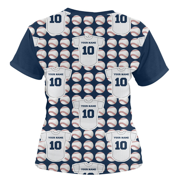 Baseball Jersey Women's T-shirt Back