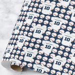 Baseball Jersey Wrapping Paper Roll - Large (Personalized)