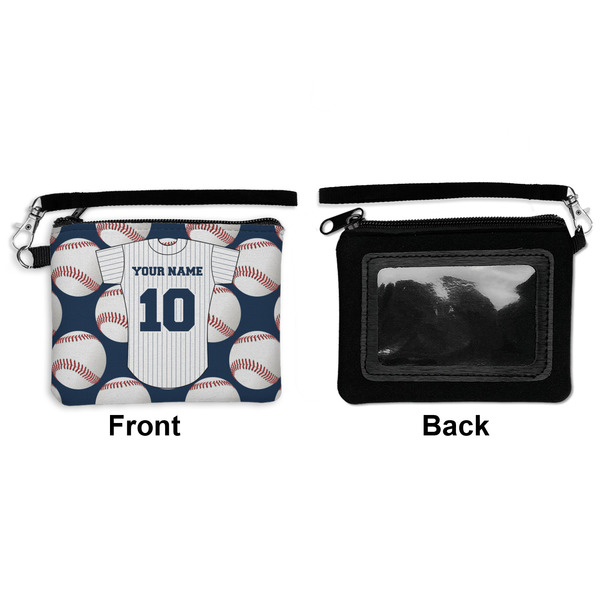 Baseball Jersey Wristlet ID Cases - Front & Back