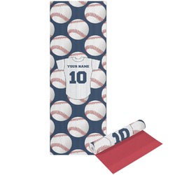 Baseball Jersey Yoga Mat - Printed Front and Back (Personalized)