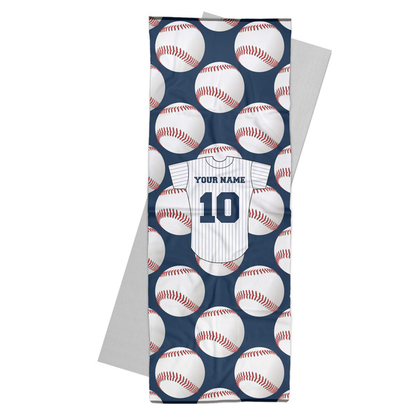 Custom Baseball Jersey Yoga Mat Towel (Personalized)