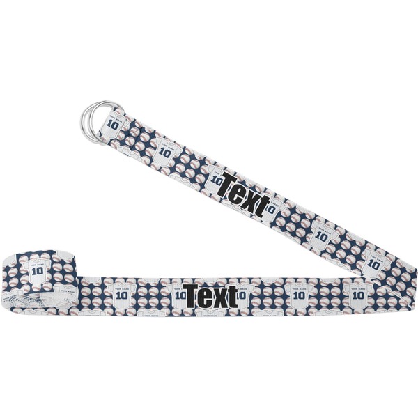 Custom Baseball Jersey Yoga Strap (Personalized)